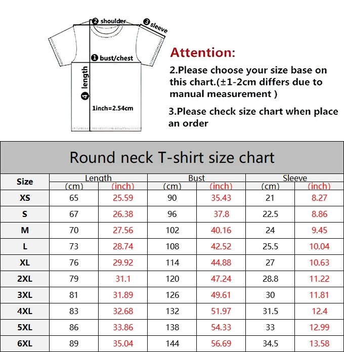 American Men's Summer Gothic Statue of Liberty Letter Print Soft and Breathable Round Neck Tshirt Outdoor Street Top