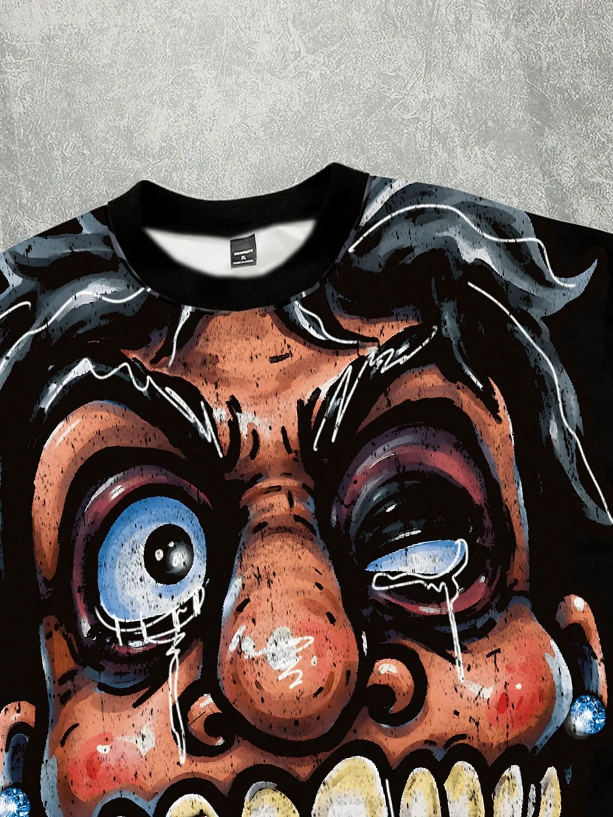 The 2026 summer new men's T-shirt features a casual fashionable comfortable soft and breathable 3D pattern print
