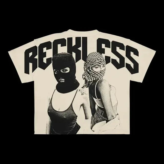 Streetwear T Shirt Clothes Hip Hop Rock Street Character Graphic Print Oversized T-Shirt Mens New Punk Short Sleeve Tops