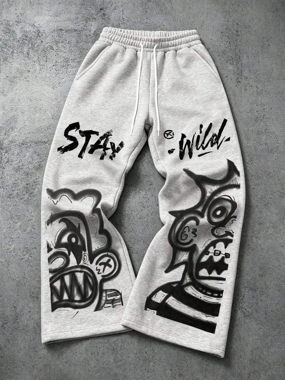 2026 Gothic Hip Hop Casual Sweat Trousers, Quick Dry Multi Color Cross Symbol Print Heather Grey Straight Sports Bottoms Kids