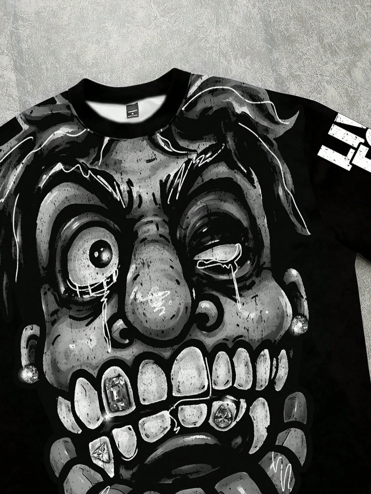 The 2026 summer new men's T-shirt features a casual fashionable comfortable soft and breathable 3D pattern print