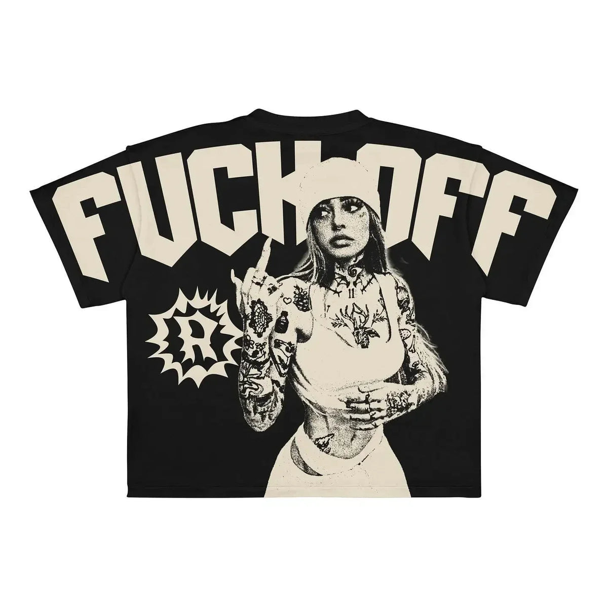 Streetwear T Shirt Clothes Hip Hop Rock Street Character Graphic Print Oversized T-Shirt Mens New Punk Short Sleeve Tops