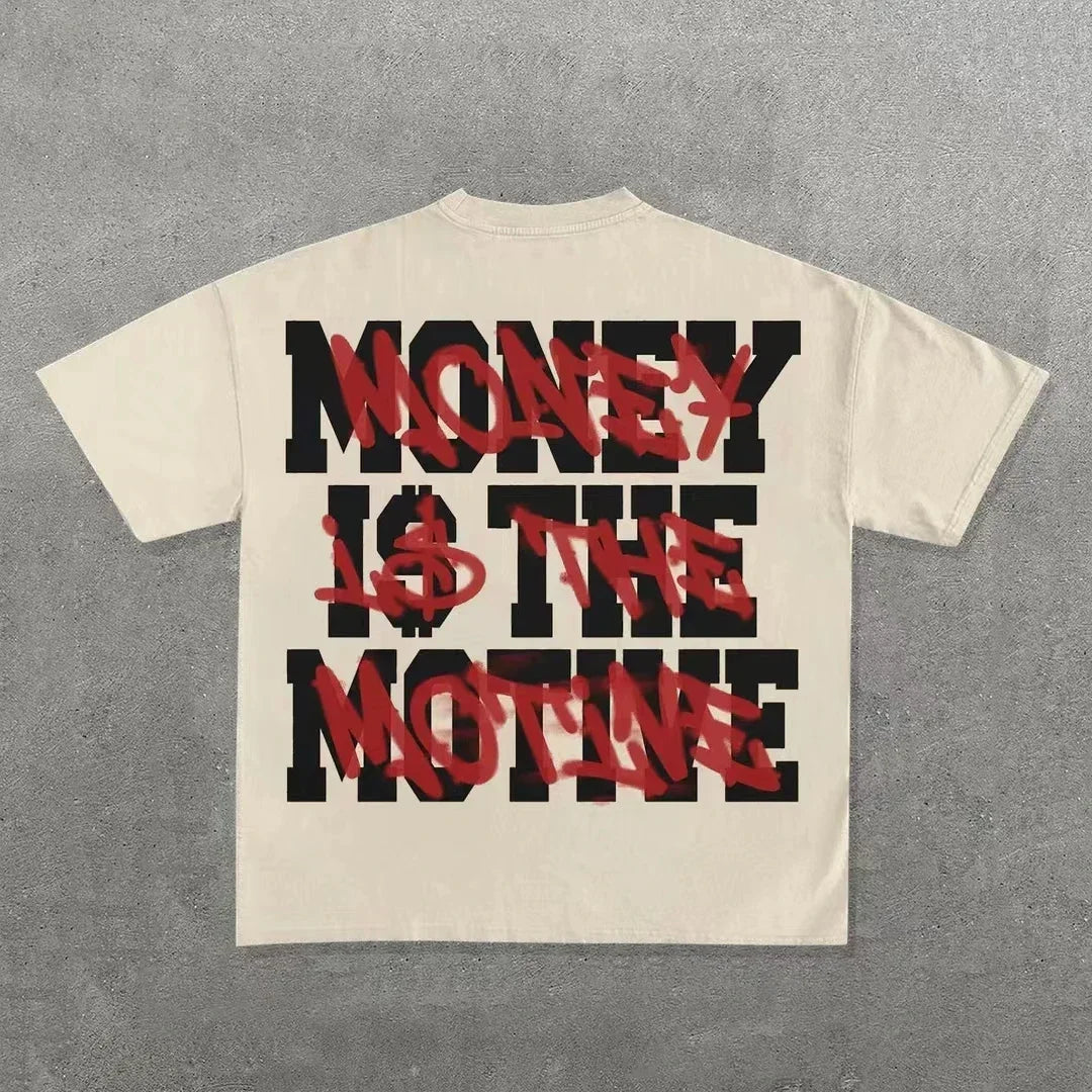 Streetwear T Shirt Clothes Hip Hop Rock Street Character Graphic Print Oversized T-Shirt Mens New Punk Short Sleeve Tops